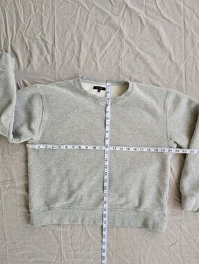 Quince Women's Organic Heavyweight Fleece Boyfriend Crew Sweatshirt - Medium